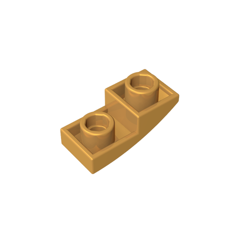 Gobricks,Slope Curved 2 x 1 Inverted,24201