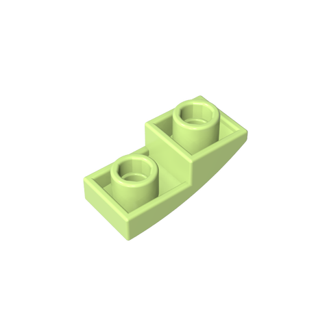 Gobricks,Slope Curved 2 x 1 Inverted,24201