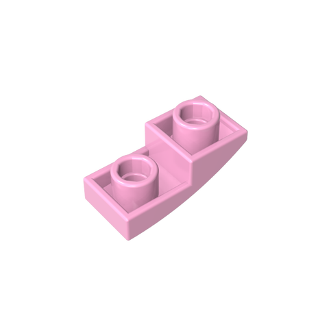 Gobricks,Slope Curved 2 x 1 Inverted,24201