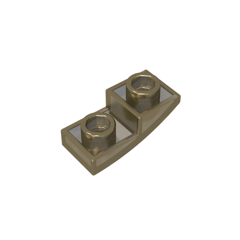 Gobricks,Slope Curved 2 x 1 Inverted,24201