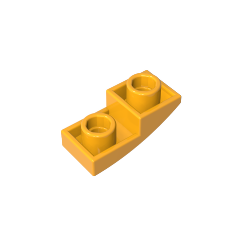 Gobricks,Slope Curved 2 x 1 Inverted,24201