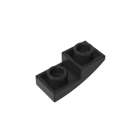 Gobricks,Slope Curved 2 x 1 Inverted,24201