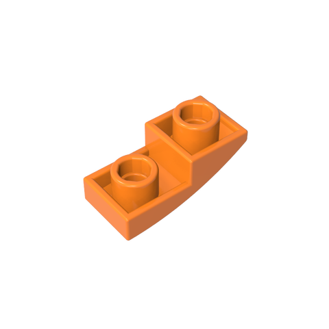 Gobricks,Slope Curved 2 x 1 Inverted,24201