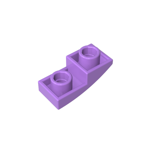 Gobricks,Slope Curved 2 x 1 Inverted,24201