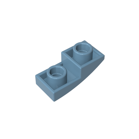 Gobricks,Slope Curved 2 x 1 Inverted,24201