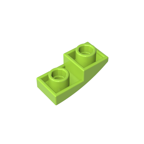 Gobricks,Slope Curved 2 x 1 Inverted,24201