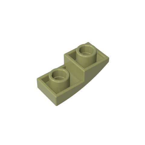 Gobricks,Slope Curved 2 x 1 Inverted,24201