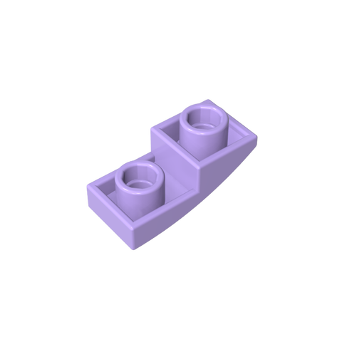 Gobricks,Slope Curved 2 x 1 Inverted,24201