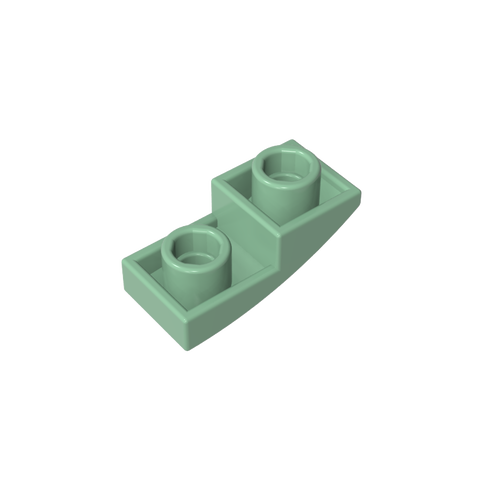 Gobricks,Slope Curved 2 x 1 Inverted,24201