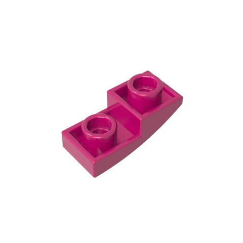 Gobricks,Slope Curved 2 x 1 Inverted,24201