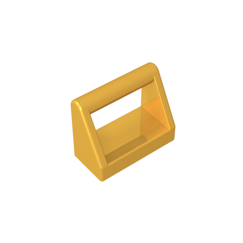 Gobricks,Tile Special 1 x 2 with Handle,2432