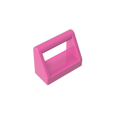 Gobricks,Tile Special 1 x 2 with Handle,2432