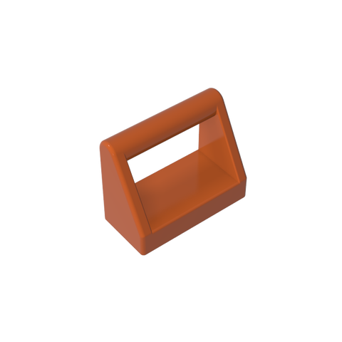 Gobricks,Tile Special 1 x 2 with Handle,2432