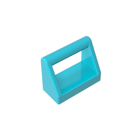 Gobricks,Tile Special 1 x 2 with Handle,2432