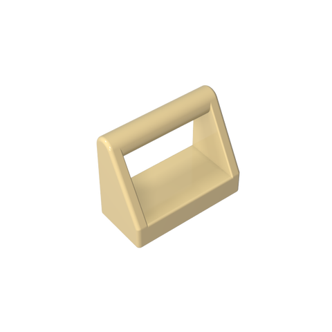 Gobricks,Tile Special 1 x 2 with Handle,2432