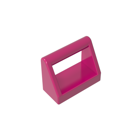Gobricks,Tile Special 1 x 2 with Handle,2432