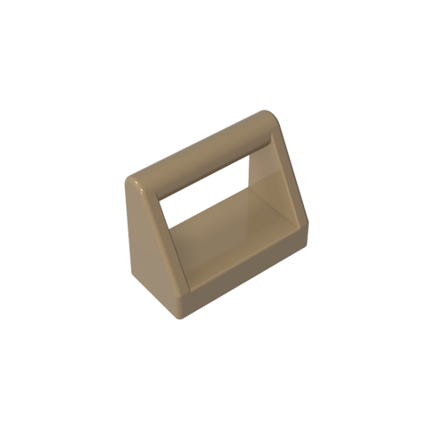 Gobricks,Tile Special 1 x 2 with Handle,2432