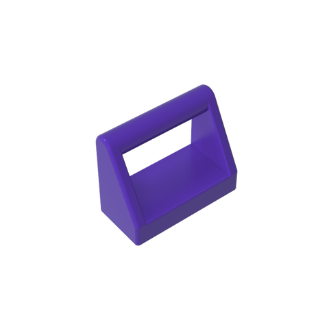 Gobricks,Tile Special 1 x 2 with Handle,2432