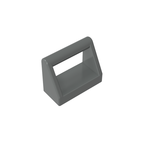 Gobricks,Tile Special 1 x 2 with Handle,2432