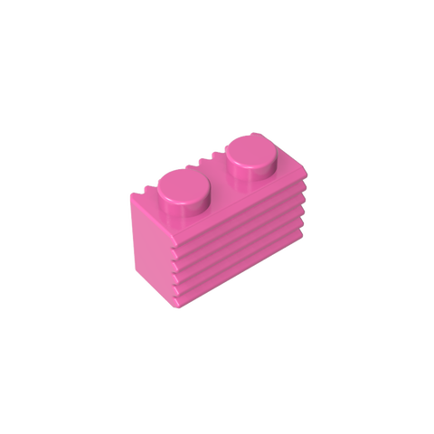 Gobricks,Brick Special 1 x 2 with Grill,2877