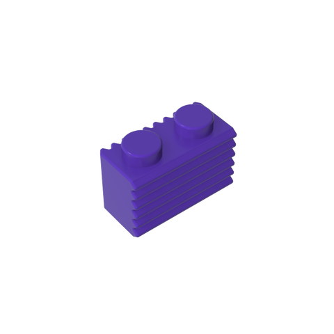 Gobricks,Brick Special 1 x 2 with Grill,2877