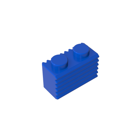 Gobricks,Brick Special 1 x 2 with Grill,2877