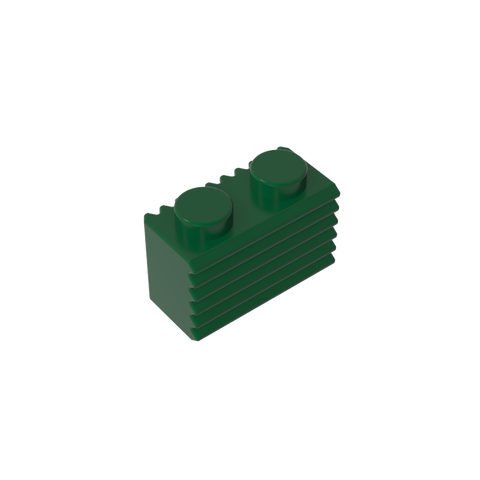 Gobricks,Brick Special 1 x 2 with Grill,2877