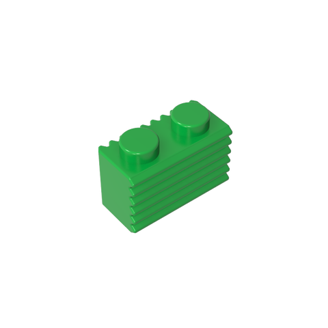Gobricks,Brick Special 1 x 2 with Grill,2877