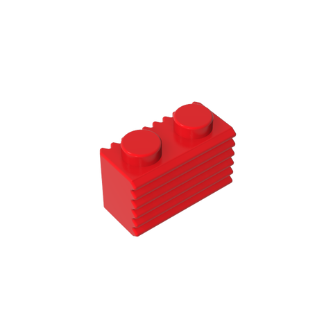 Gobricks,Brick Special 1 x 2 with Grill,2877