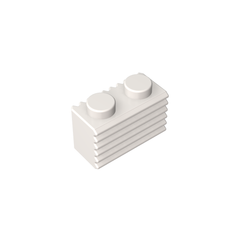 Gobricks,Brick Special 1 x 2 with Grill,2877