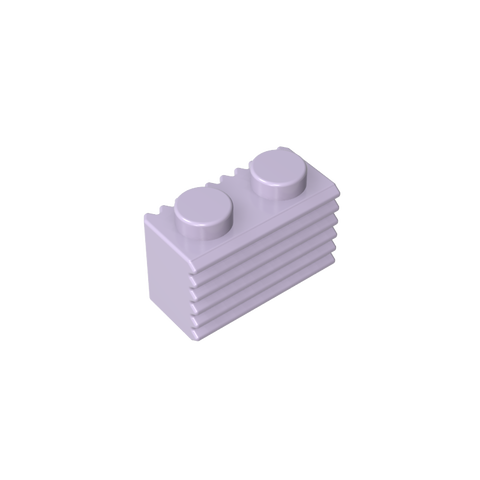 Gobricks,Brick Special 1 x 2 with Grill,2877