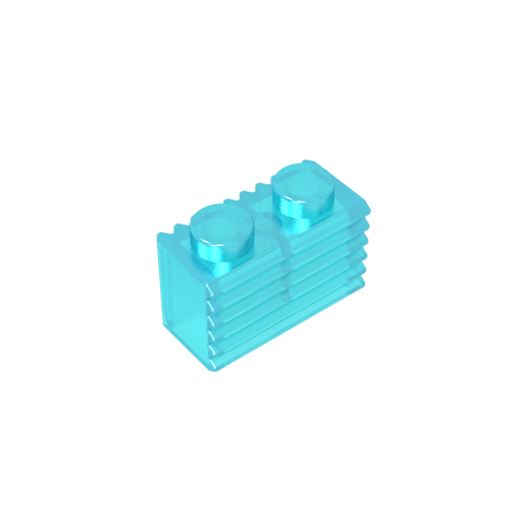 Gobricks,Brick Special 1 x 2 with Grill,2877