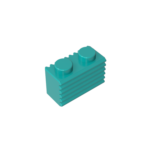 Gobricks,Brick Special 1 x 2 with Grill,2877