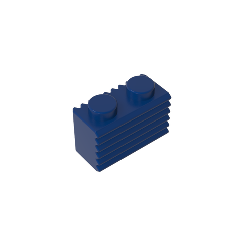 Gobricks,Brick Special 1 x 2 with Grill,2877
