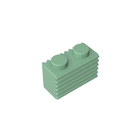 Gobricks,Brick Special 1 x 2 with Grill,2877