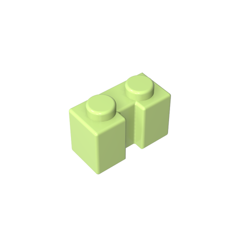 Gobricks,Brick Special 1 x 2 with Groove,4216