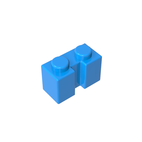 Gobricks,Brick Special 1 x 2 with Groove,4216