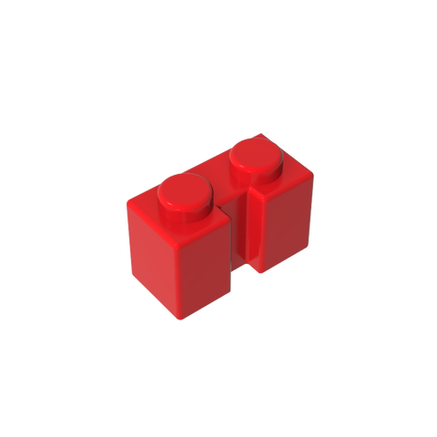 Gobricks,Brick Special 1 x 2 with Groove,4216