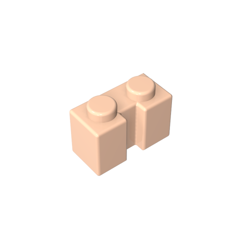 Gobricks,Brick Special 1 x 2 with Groove,4216