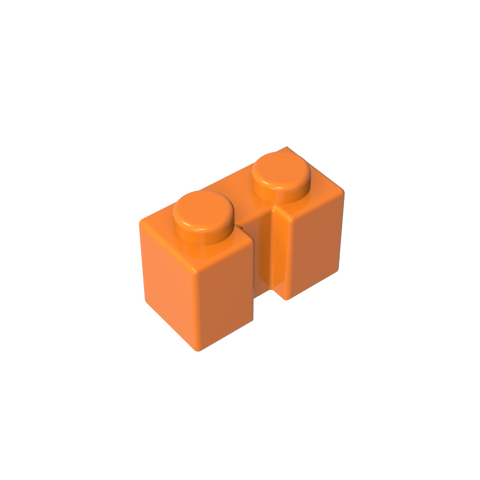 Gobricks,Brick Special 1 x 2 with Groove,4216