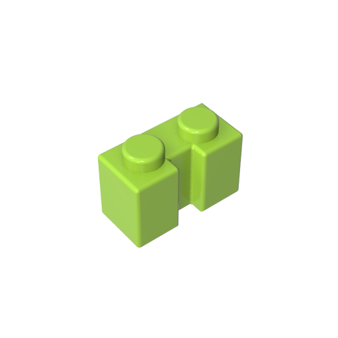 Gobricks,Brick Special 1 x 2 with Groove,4216