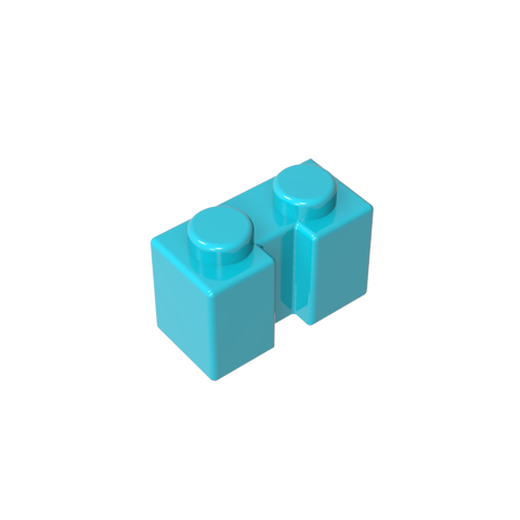 Gobricks,Brick Special 1 x 2 with Groove,4216