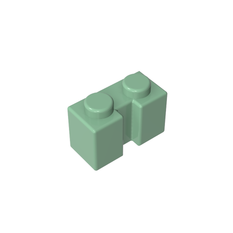 Gobricks,Brick Special 1 x 2 with Groove,4216