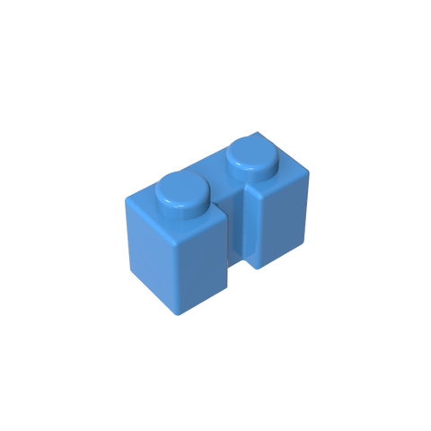 Gobricks,Brick Special 1 x 2 with Groove,4216