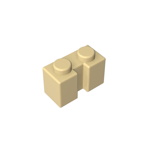 Gobricks,Brick Special 1 x 2 with Groove,4216