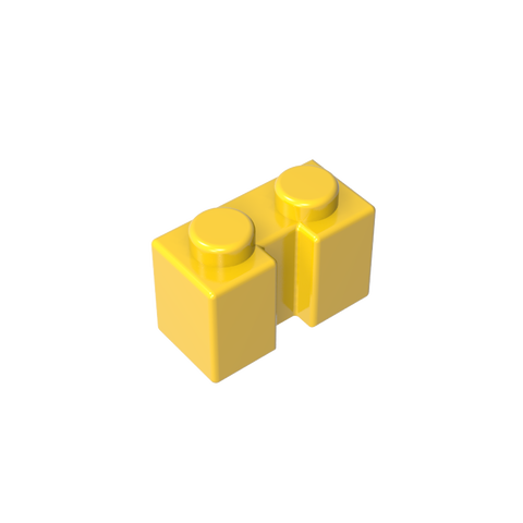Gobricks,Brick Special 1 x 2 with Groove,4216