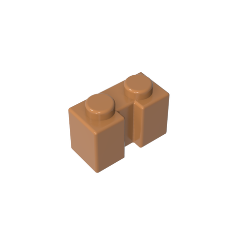 Gobricks,Brick Special 1 x 2 with Groove,4216