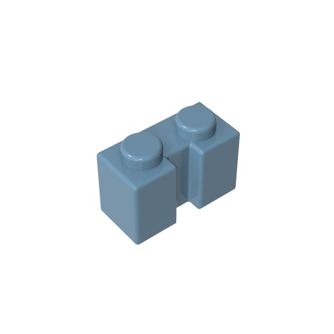 Gobricks,Brick Special 1 x 2 with Groove,4216