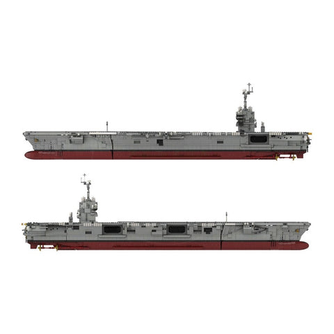 (Gobricks version) 5971pcs MOC-192566 CVN-78 Gerald R. Ford | Aircraft Carrier - 1:300 Scale