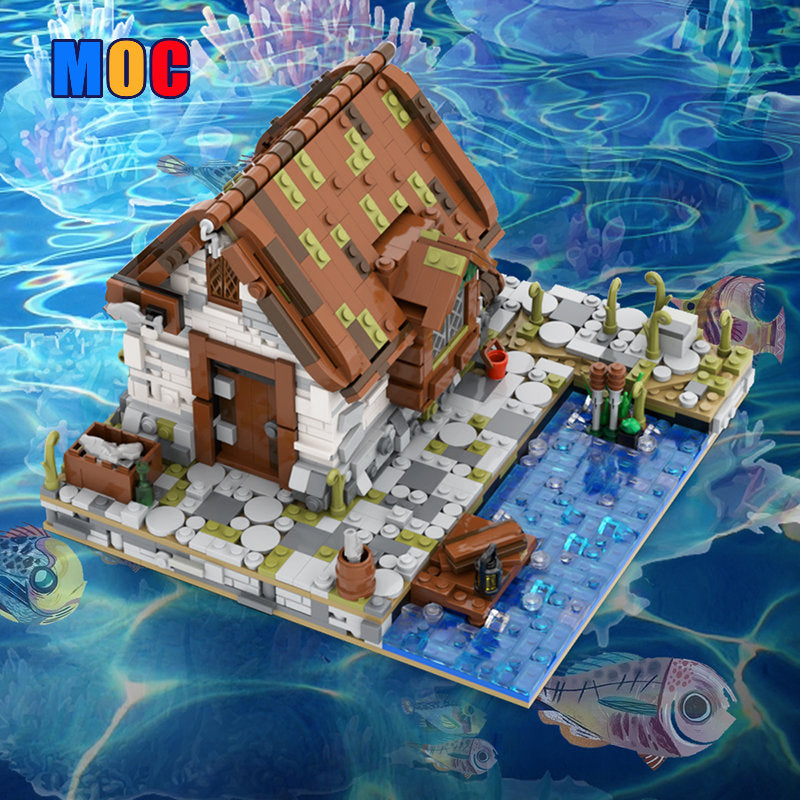 (Gobricks version)MOC-136699 Fisherman's House